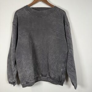 Union Bay Women's Pullover Sweatshirt Gray Distressed Size Large
